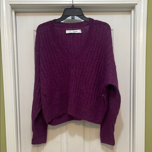 I R O Paris - Grunge, slouchy & distressed v-neck sweater - size - medium - Picture 1 of 9